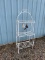 COTTAGE WHITE METAL RACK