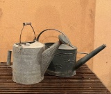 METAL GALVANIZED METAL WATERING CANS