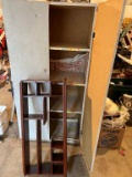 TALL STORAGE CABINET AND SHELF