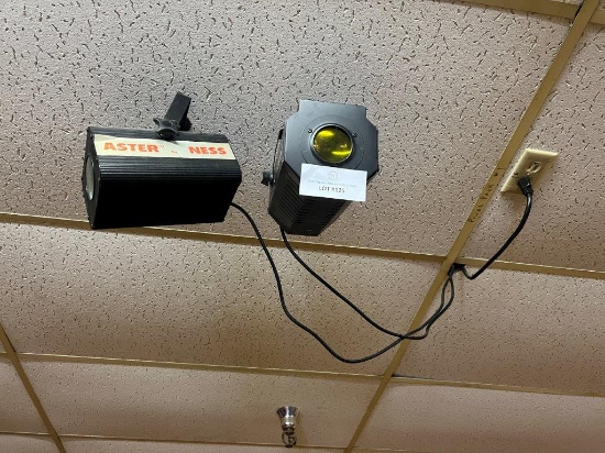 TWO ELECTRIC LIGHTS