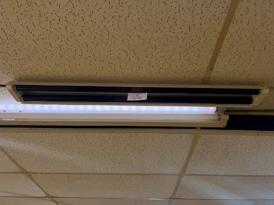 THREE ELECTRIC BLACK LIGHT FIXTURES