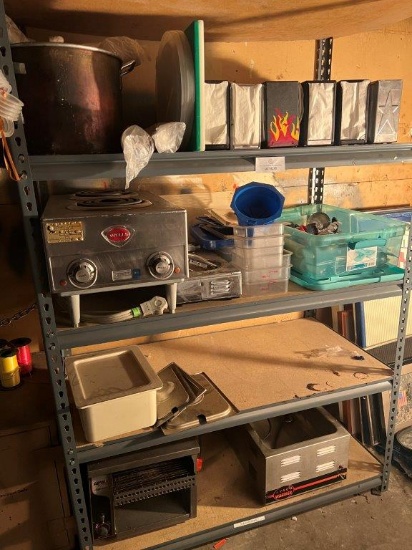 SHELF AND CONTENTS