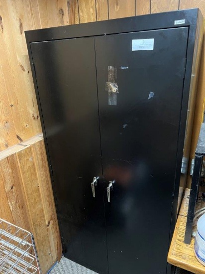 LARGE LOCKING METAL CABINET