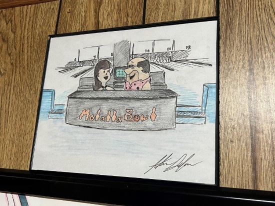 ORIGINAL MOLALLA BOWL FRAMED ART