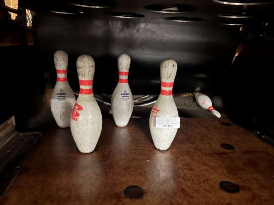 FIVE BOWLING PINS