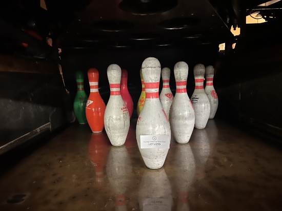 TEN BOWLING PINS