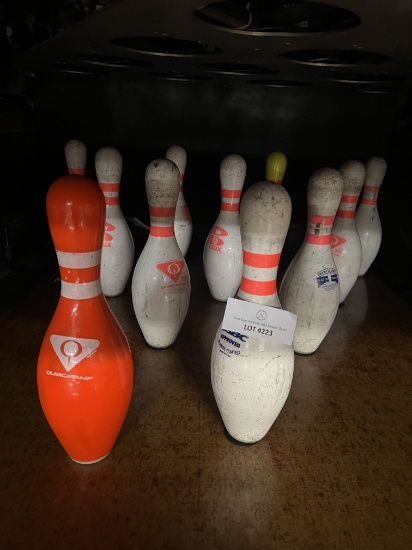 ELEVEN BOWLING PINS