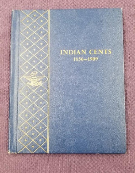 19 INDIAN HEAD CENTS IN WHITMAN FOLDER.