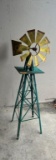 METAL WINDMILL YARD DECOR