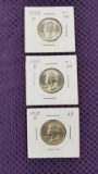 3 BU WASHINGTON QUARTERS.  VERY NICE!!