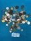 100++ Foreign Coins.
