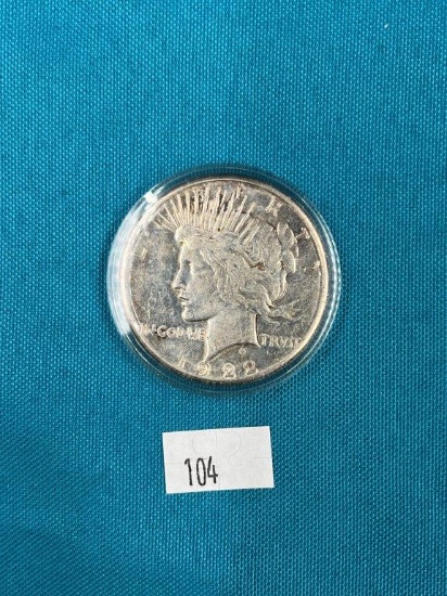 1922 SF Peace Dollar.