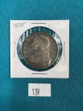 1835 Early U.S. Bust Half Dollar.