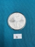 1996 U.S. Silver American Eagle.