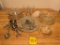 CUT GLASS BOWLS AND MEASURING SPOONS LOT