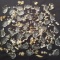 LARGE LOT OF CRYSTAL DROPS AND VARIOUS JEWELRY