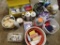 PAINTING SUPPLIES INCLUDING SPONGES AND TAPE