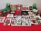 WOODEN CHRISTMAS ORNAMENTS LOT