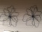 LARGE WIRE WALL FLOWERS LOT