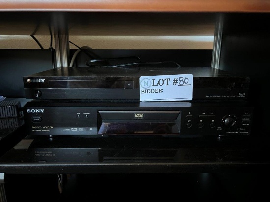 SONY BLURAY PLAYER AND DVD PLAYERS