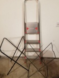 STEP LADDER AND FOLDING STANDS