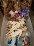 VARIOUS DOLLS AND TEDDY BEARS, NEW AND OLDER