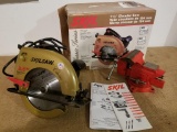 SKIL CIRCULAR SAW AND OLYMPIA VISE