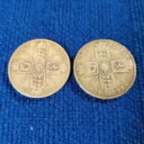 TWO GREAT BRITAIN ONE FLORIN