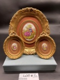 ROCOCO FRAMED PICTURE LOT