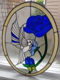DOVE STAINED GLASS PICTURE LOT