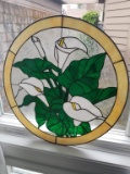 STAINED GLASS LILY LOT