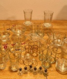 COLLECTION OF BAR GLASSWARE