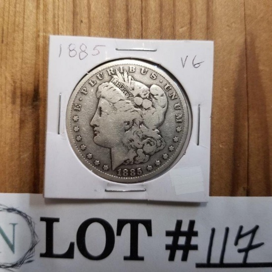 1885 PHIL MORGAN DOLLAR