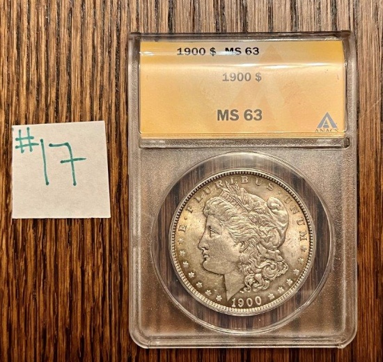 1900 PHIL MORGAN ANACS SLAB