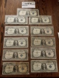 11 U.S. SILVER CERTIFICATES
