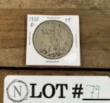 1922 DENVER PEACE DOLLAR