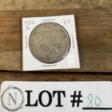 1922 PEACE DOLLAR - SF