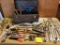 VINTAGE CRAFTSMAN TOOL CHEST ASSORTED TOOLS LOT