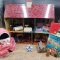 VINTAGE ALUMINUM DOLL HOUSE, KIDS BOOK, VIEWMASTER LOT