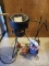 MORRONE COOKER, FIREPLACE TOOL SET, CHARCOAL LOT