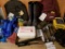 ROPE, CAMPING AXE, FIRST AID KIT, FLASHLIGHTS, OUTDOOR BACKPACKS, RUBBER BOOTS LOT