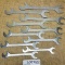 10 PC CORNWELL OPEN WRENCHES