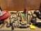 HOSE, POLISHERS, HAMMERS, WRENCHES LOT