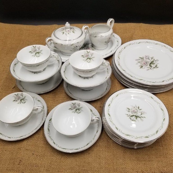 VINTAGE ROMANCE DIAMOND CHINA SET