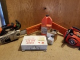 STIHL CHAINSAW, FIRST AID KIT, HOMELITE CHAINSAW LOT