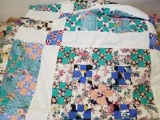 VINTAGE QUILT LOT, CHECKERED QUILTS