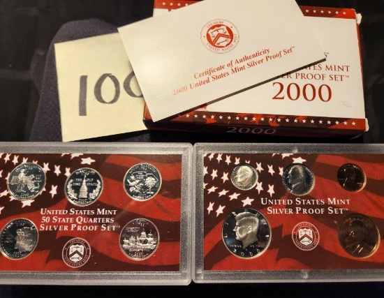 2000 U.S Mint Silver Proof Set