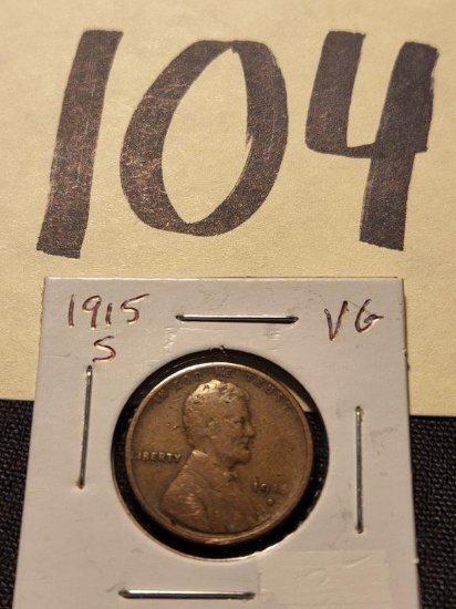 1915 SF Lincoln Cent - Key