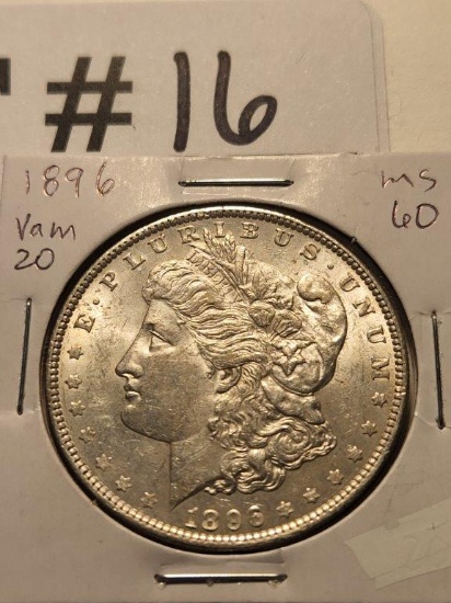 1896 Phil Morgan Dollar - VAM 20