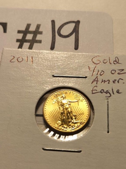 2011 GOLD 1/10 OZ American Eagle.